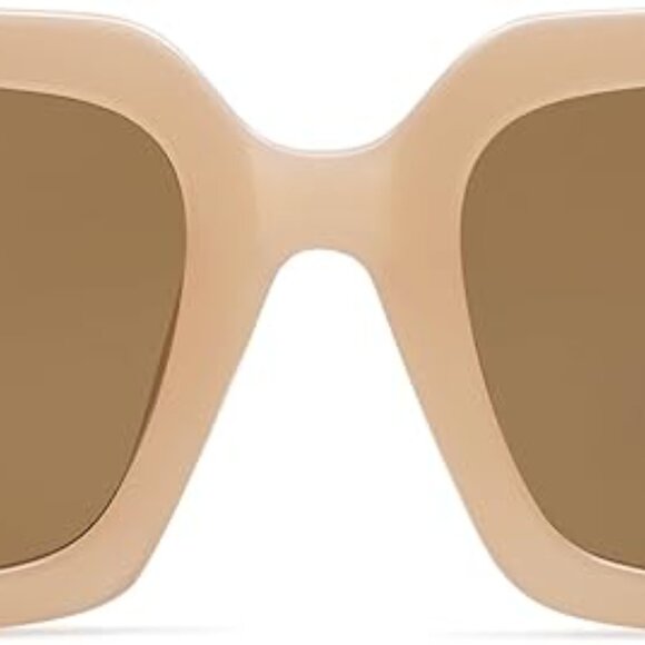 Vintage Oversized Square Sunglasses for Women,Retro Womens Luxury